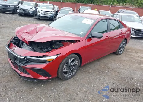 2025 Hyundai Elantra Sel Sport from USA, damaged, VIN KMHLM4DG7SU890827